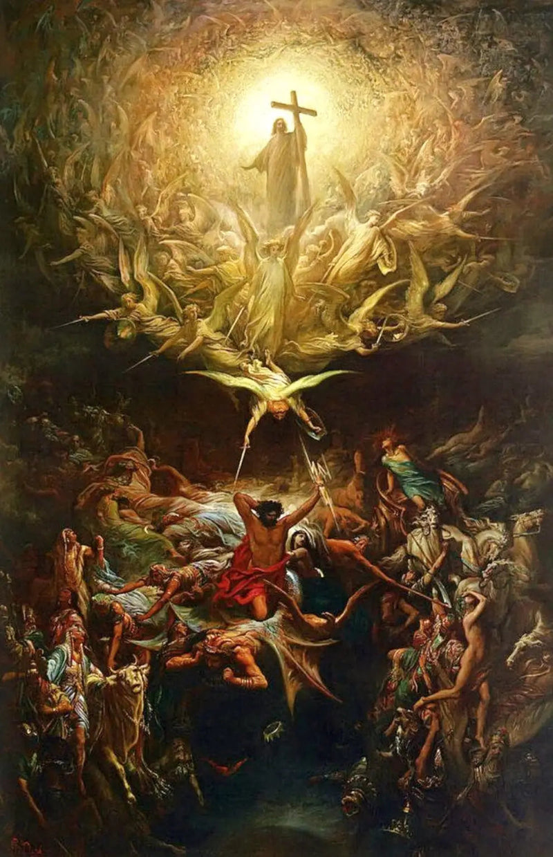O triunfo do cristianismo sobre o paganismo - Gustave Doré