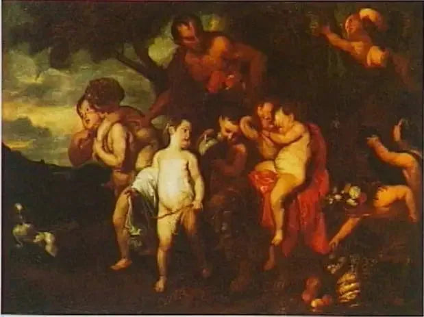 O triunfo do jovem Baco - Antoine van Dyck