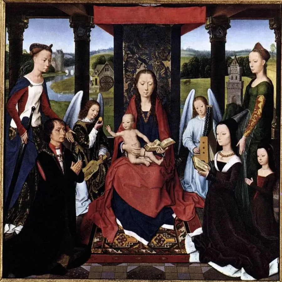Triptyque Donne (painel central) - Hans Memling