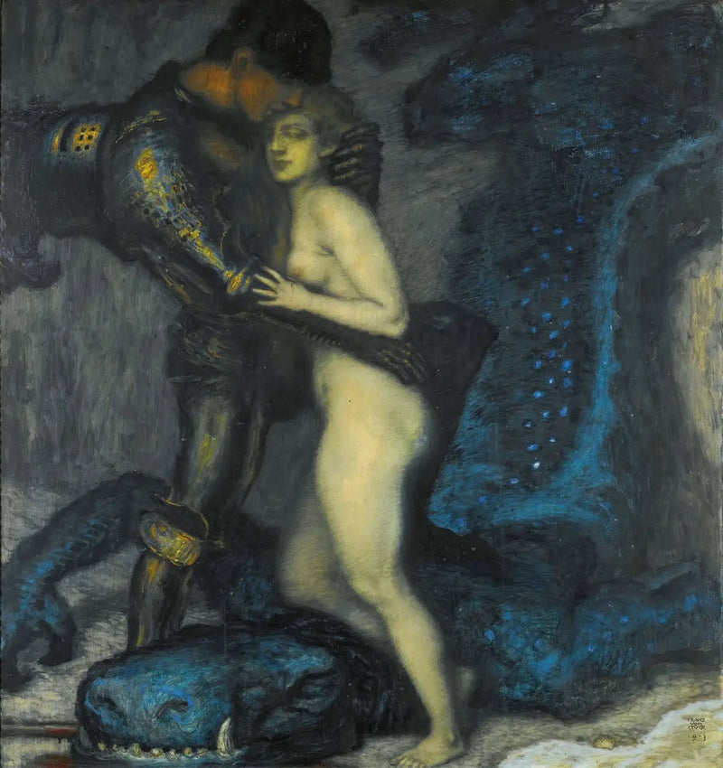 O Matador de Dragão - Franz Von Stuck