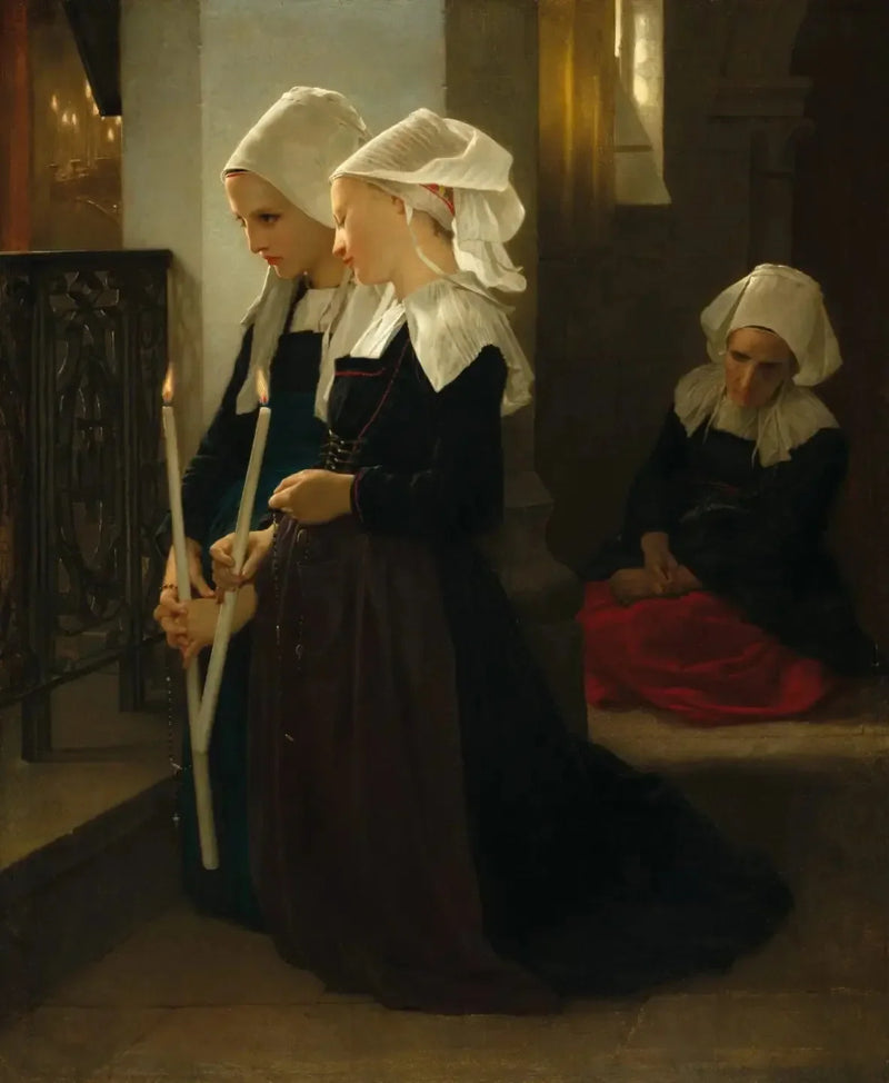 O Voto de Santa Ana de Auray - Bouguereau