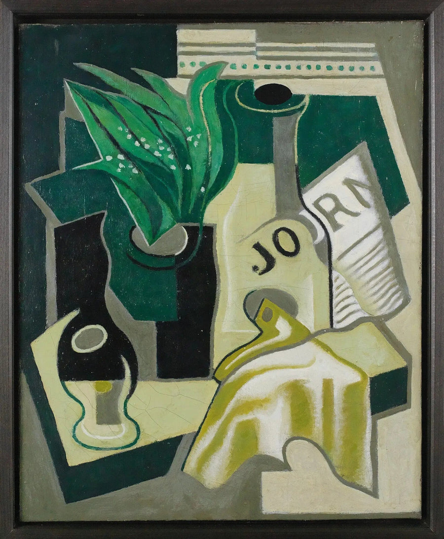 O vaso de lírios de jasmim - Juan Gris