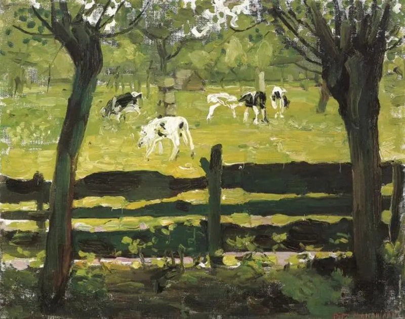 O bezerro touro branco - Piet Mondrian