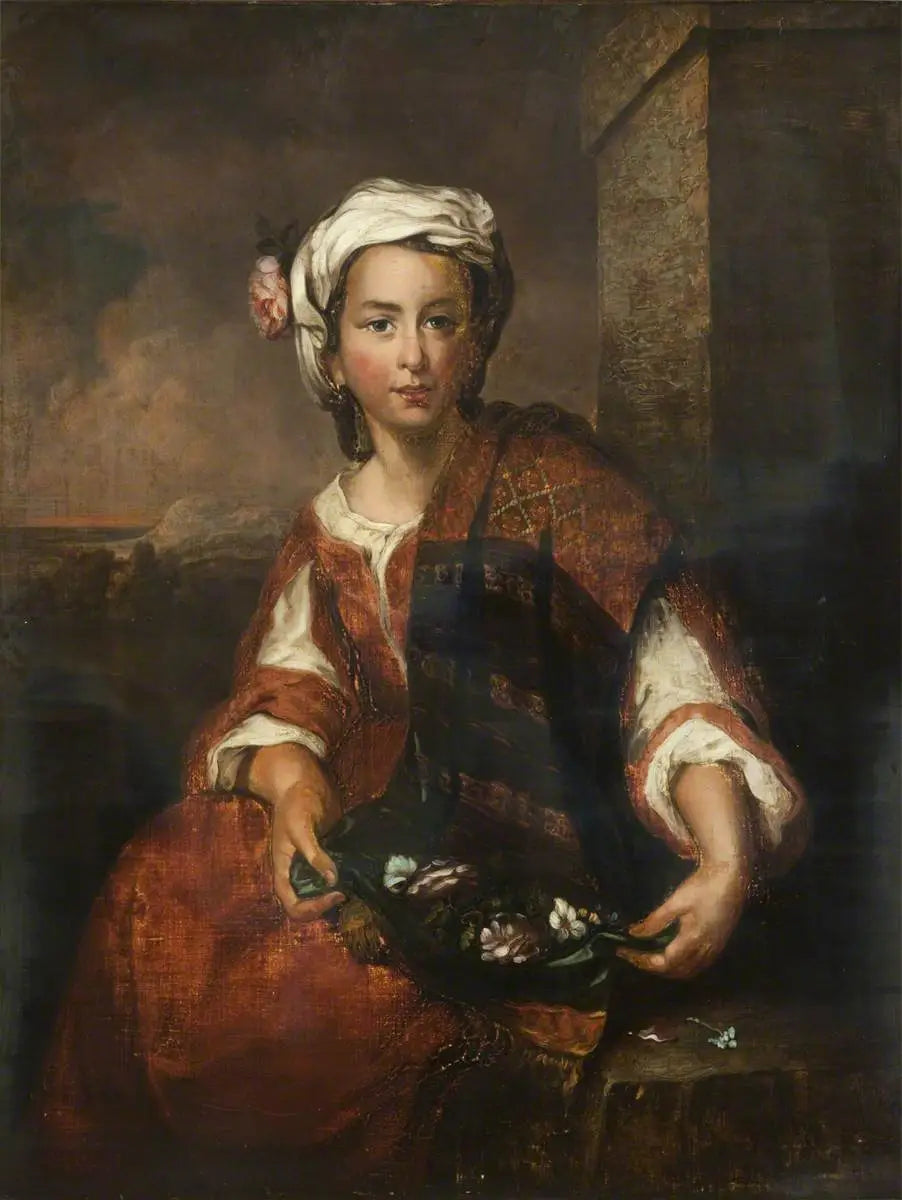 Le vendeur de fleurs - Bartolomé Esteban Murillo image 1 reproduction artisanale de tableau