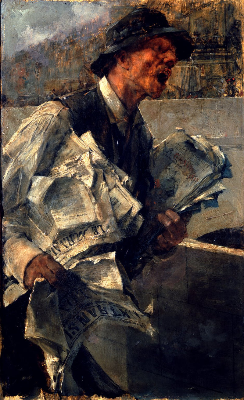 O vendedor de jornais - Giovanni Boldini