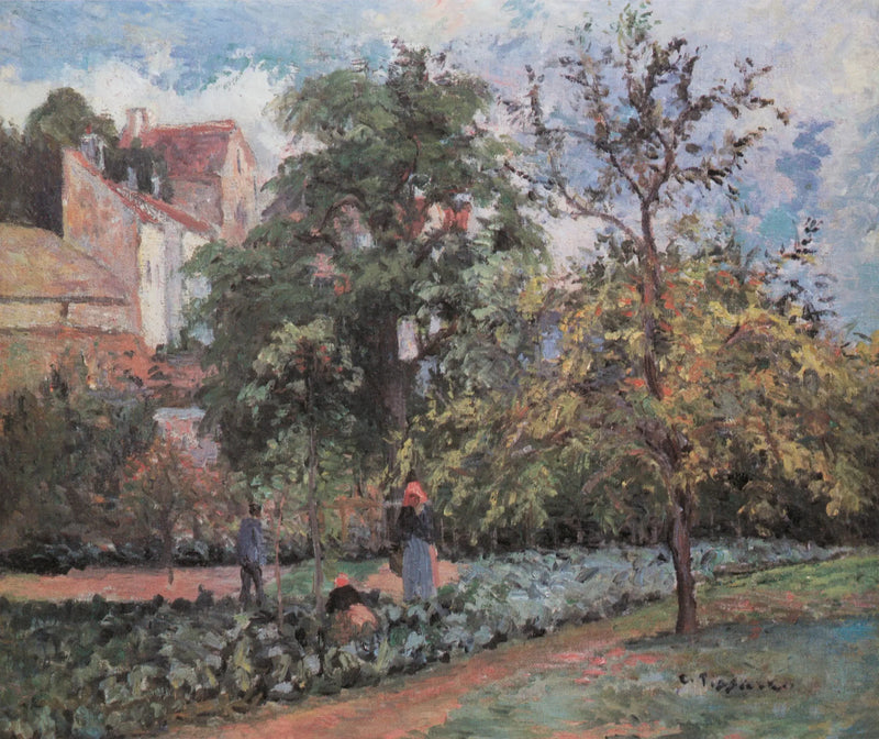 O Pomar em Maubuisson, Pontoise - Camille Pissarro