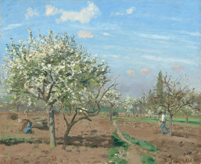 O Pomar - Camille Pissarro