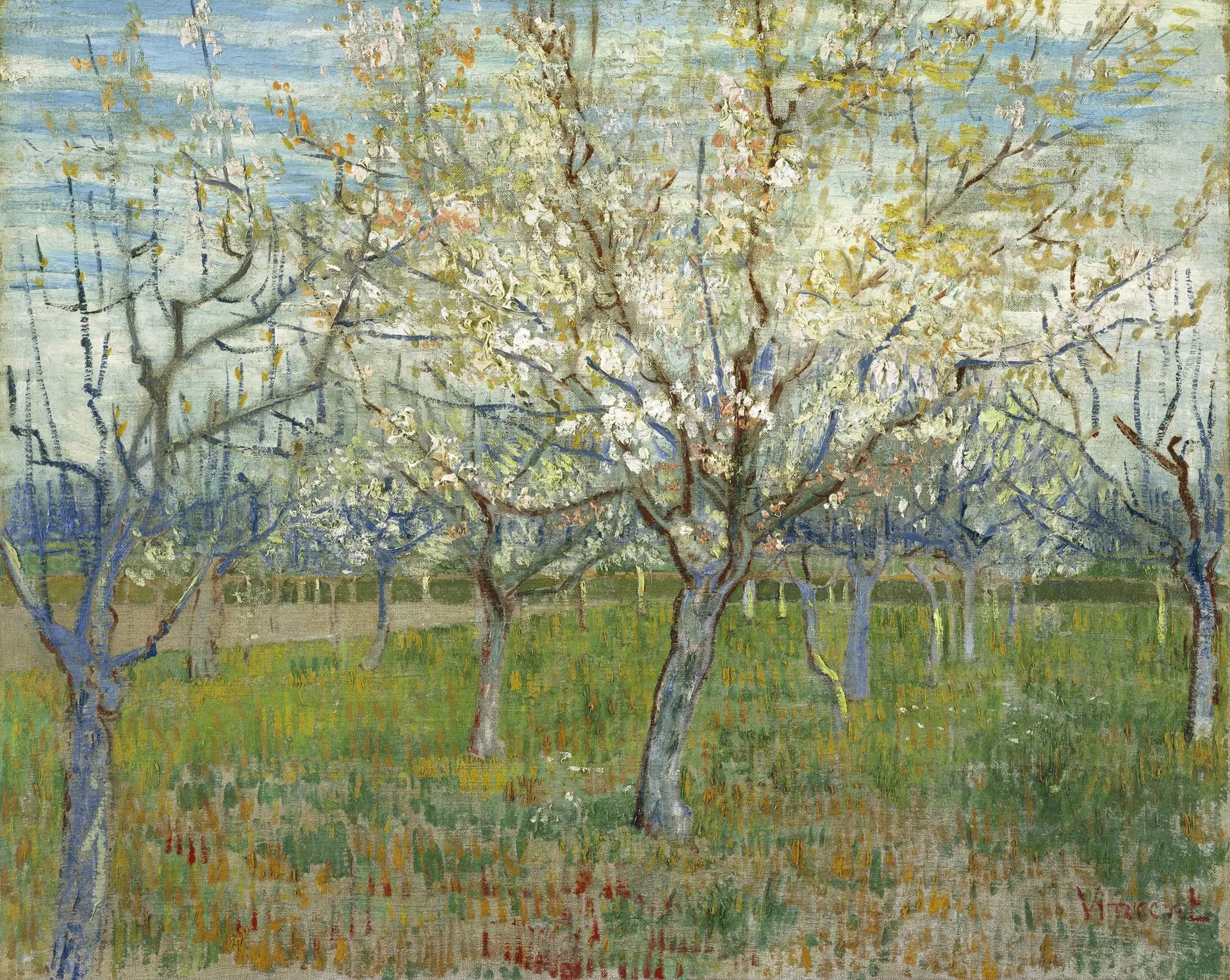 Le verger rose - Vincent van Gogh image 1 reproduction artisanale de tableau