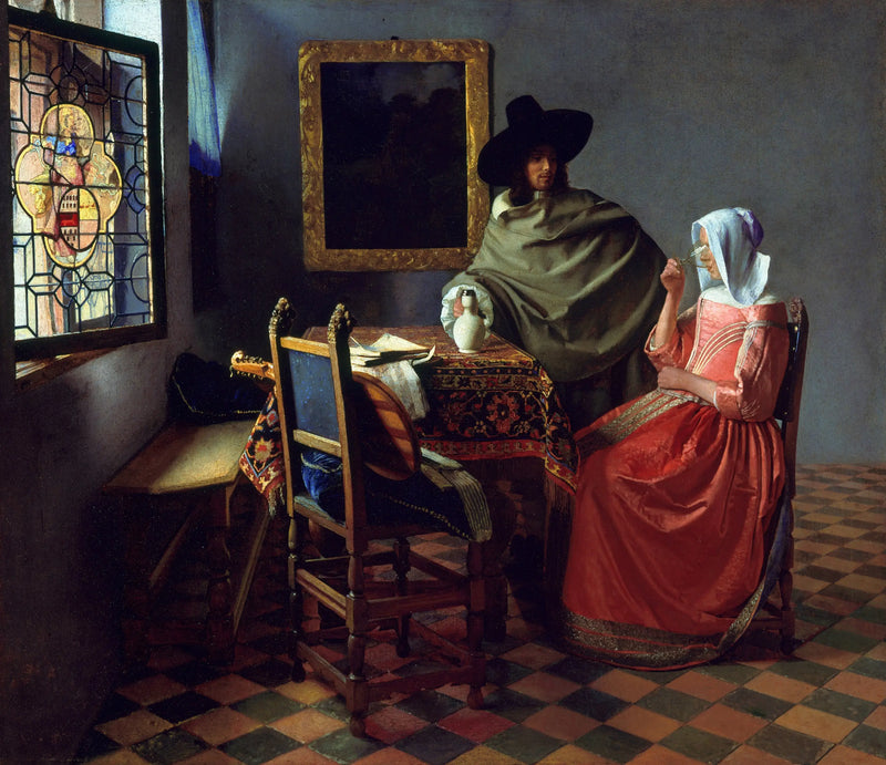 O Copo de Vinho - Johannes Vermeer
