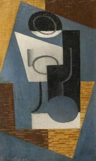 O vidro - Juan Gris