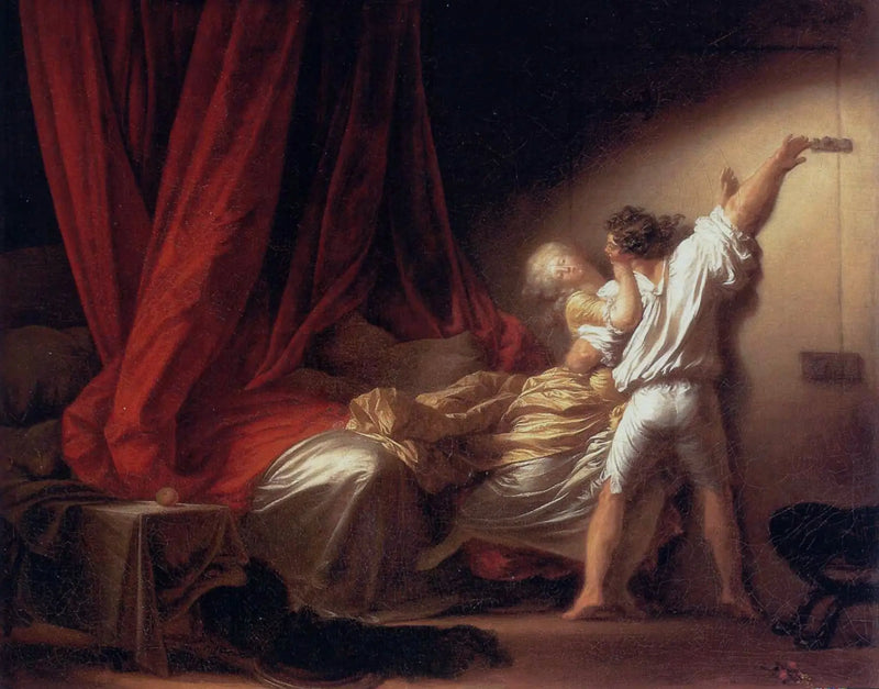 A Fechadura - Jean-Honoré Fragonard