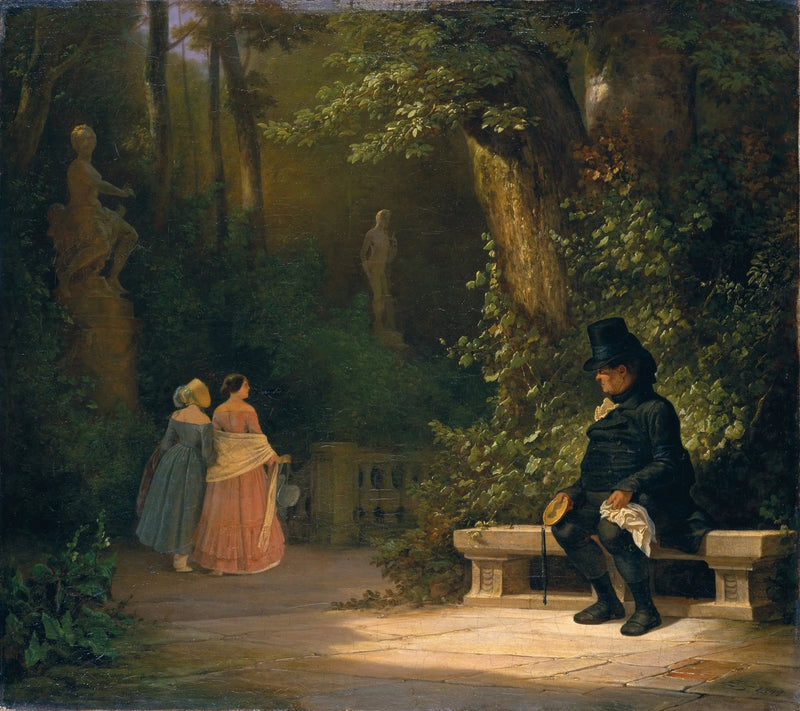O Viúvo - Carl Spitzweg