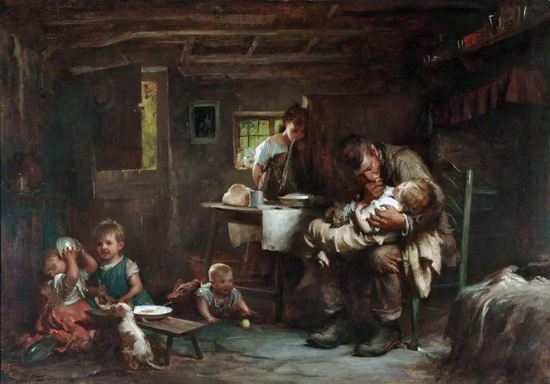 O Viúvo - Luke Fildes