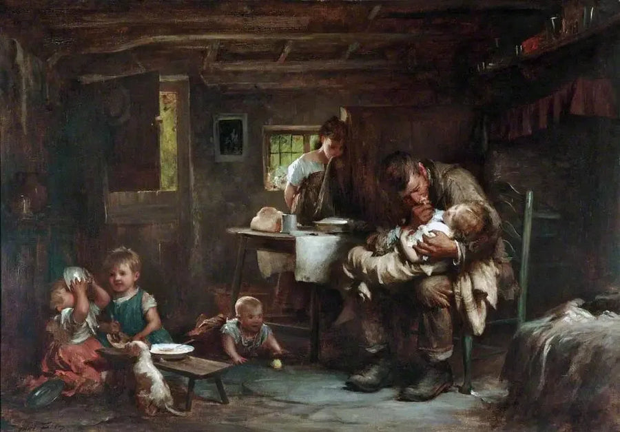 O Viúvo - Luke Fildes