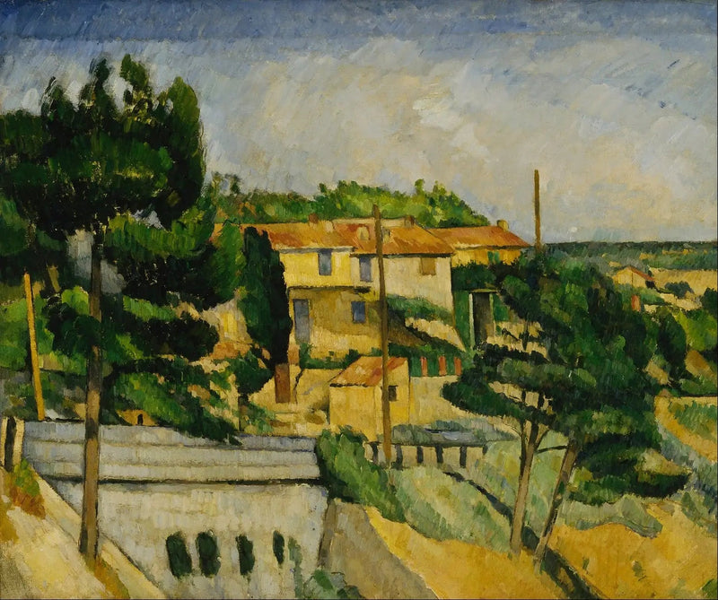 O Viaduto em l'Estaque - Paul Cézanne