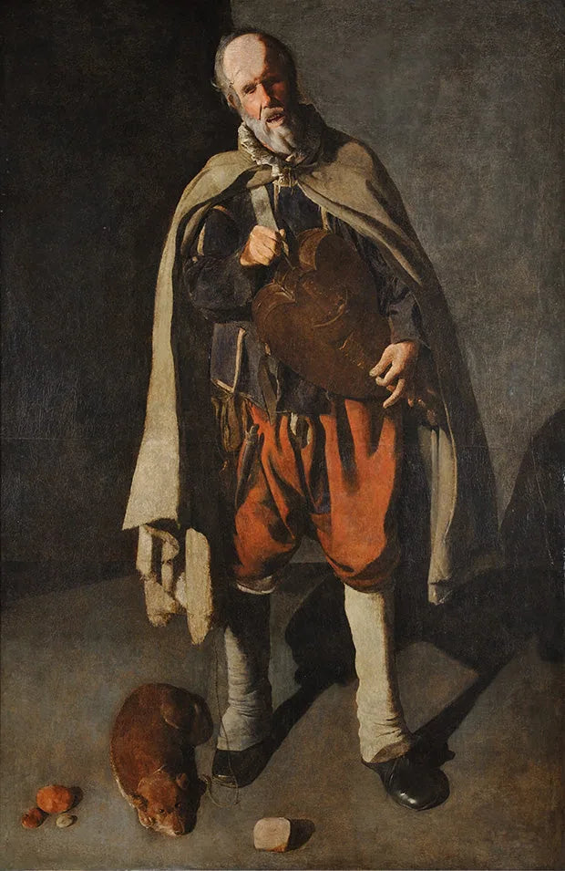 O Velho com Cão - Georges de La Tour