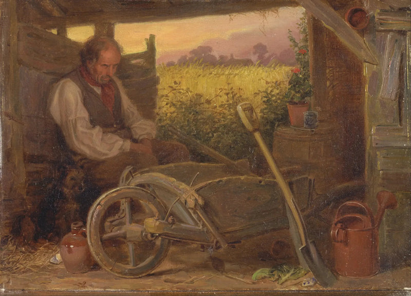 O velho jardineiro - Briton Rivière