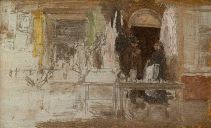 A velha loja de roupas, Houndsditch - James Abbott McNeill Whistler