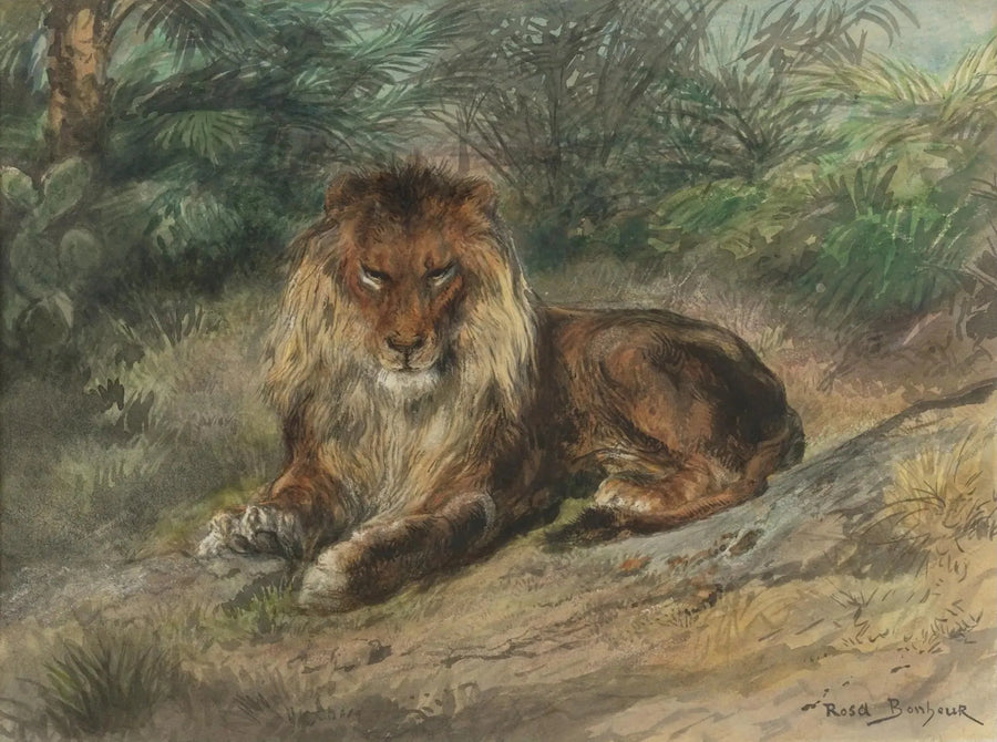 O velho monarca - Rosa Bonheur