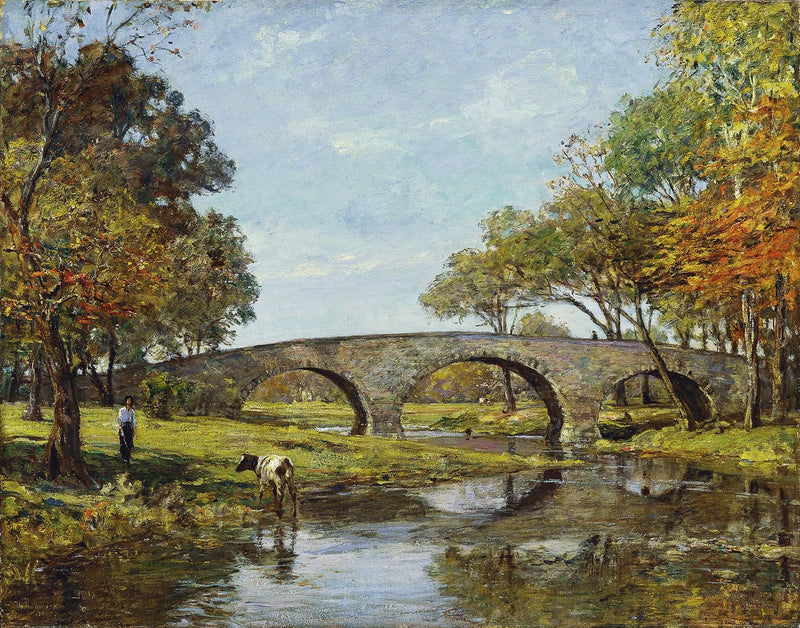 A velha ponte - Theodore Robinson