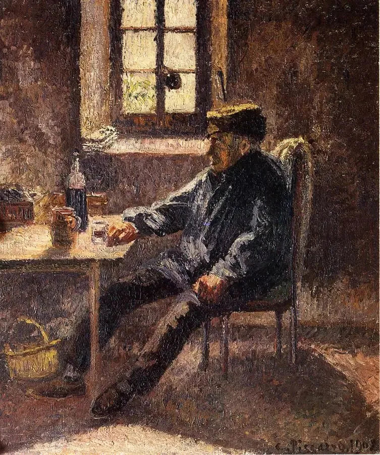 O Velho Vinhateiro, Moret - Camille Pissarro