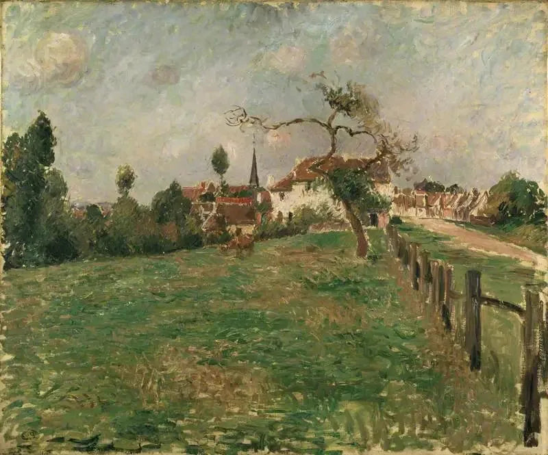 A aldeia de Éragny - Camille Pissarro