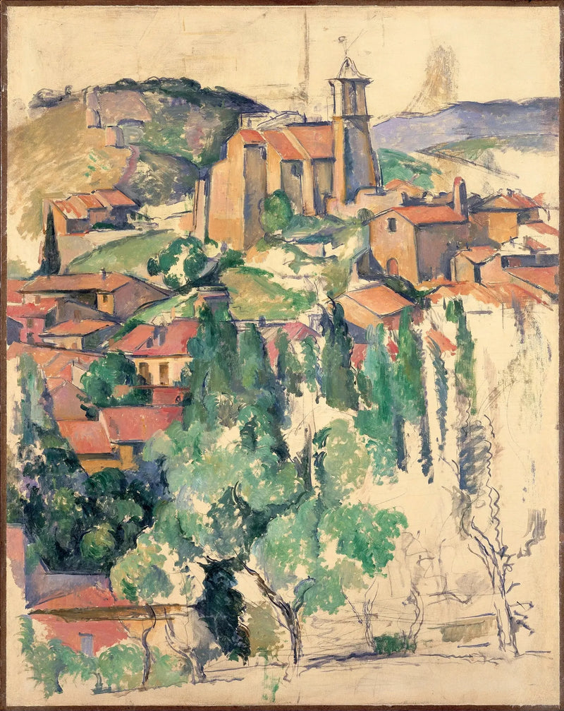 A Vila de Gardanne - Paul Cézanne