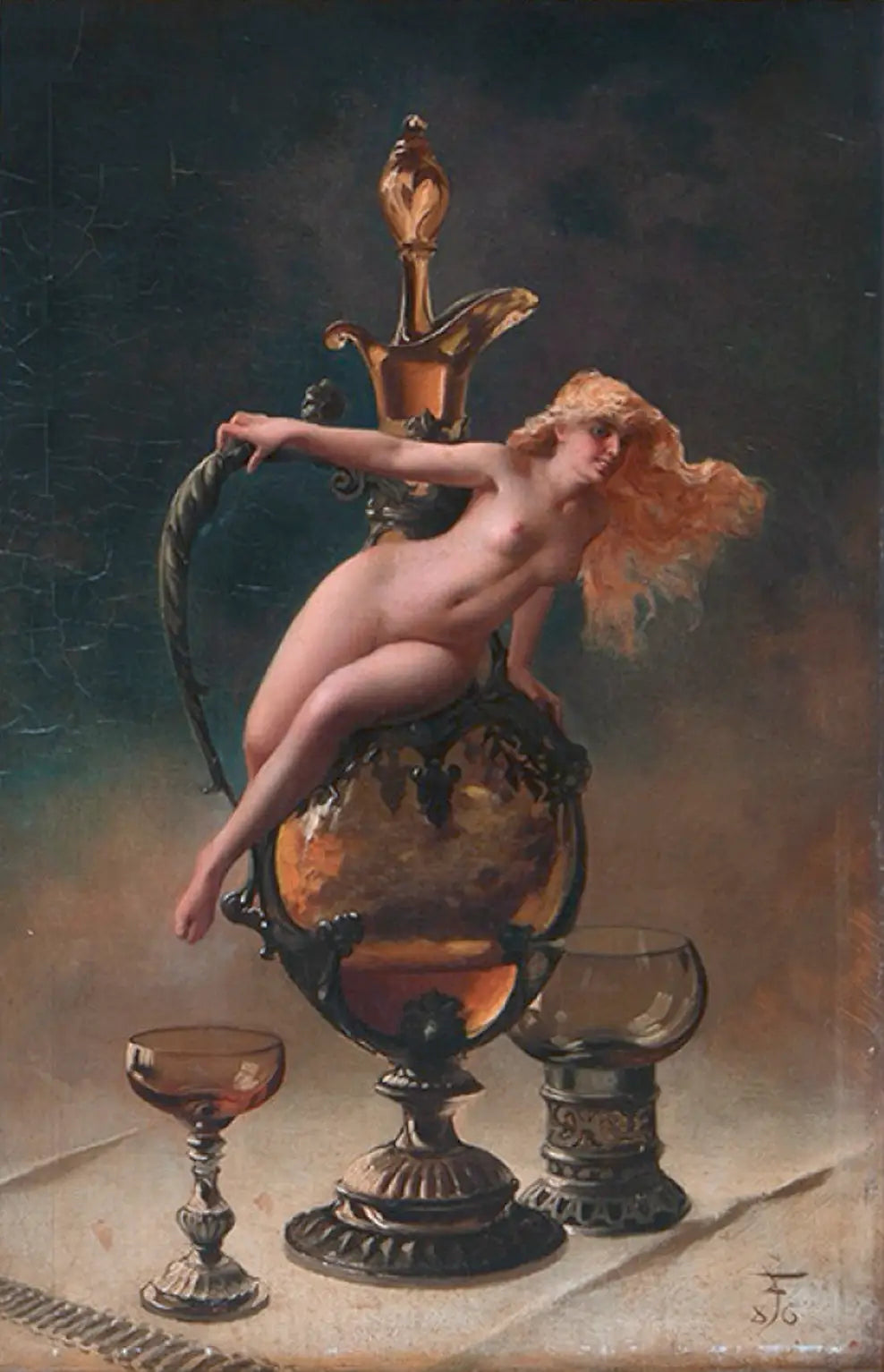 Le vin de Tokai - Luis Ricardo Falero - Alpha Reproduction