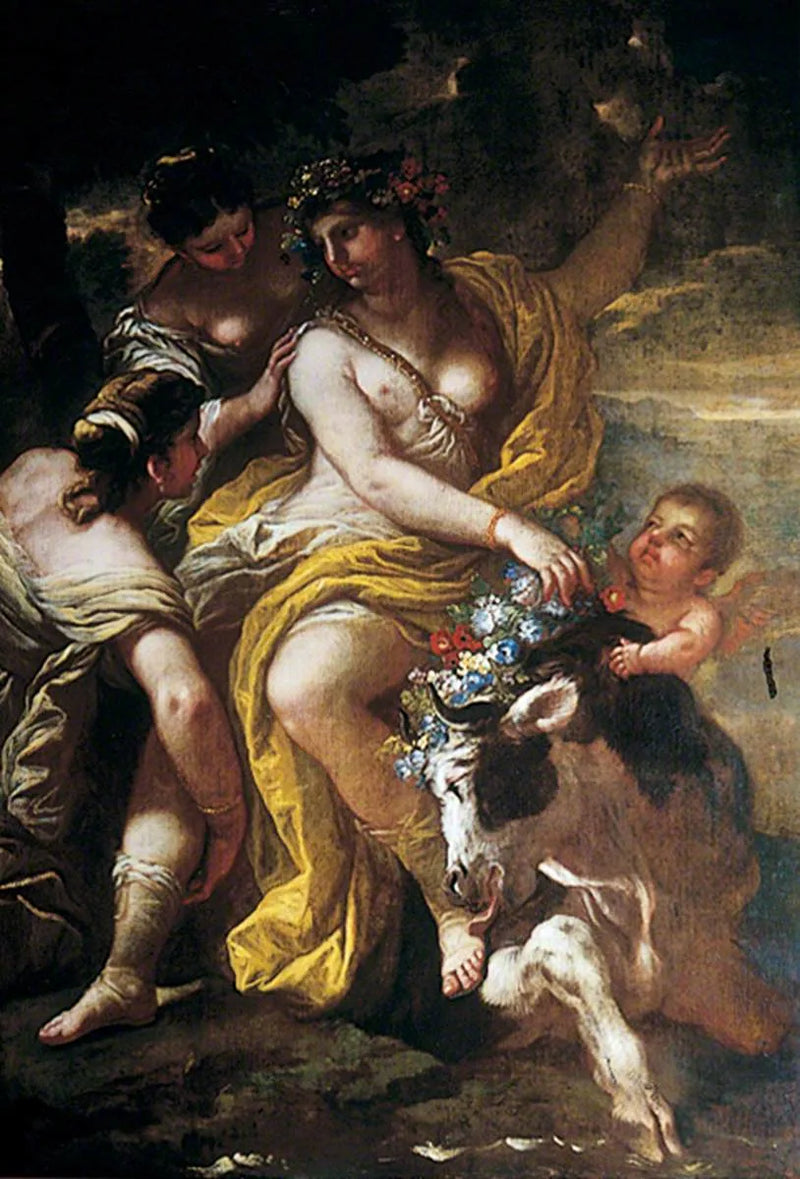 O estupro da Europa - Luca Giordano