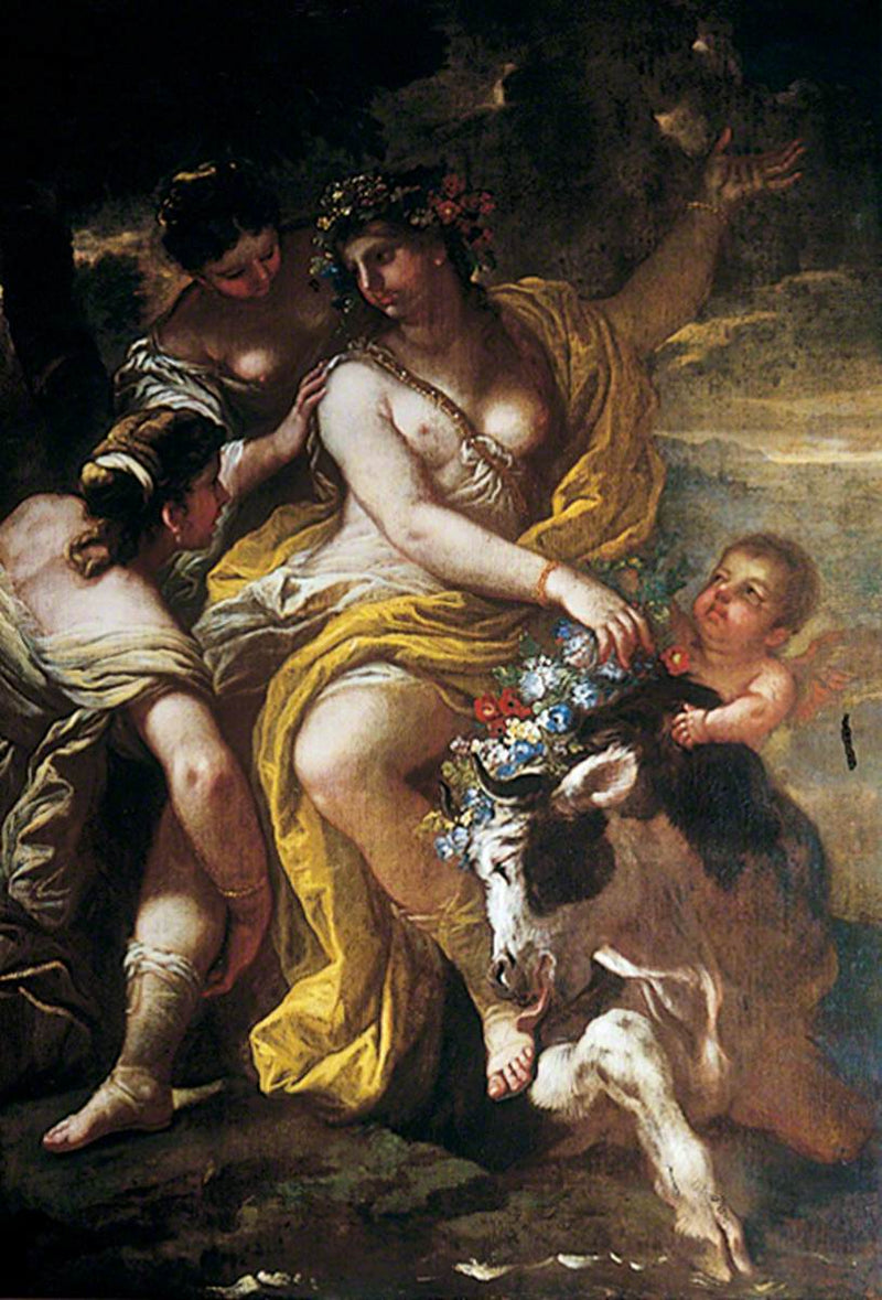 O estupro da Europa - Luca Giordano