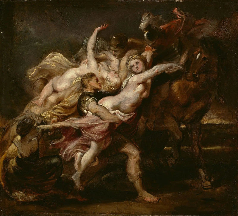 A violação das meninas de Levkippos - Peter Paul Rubens