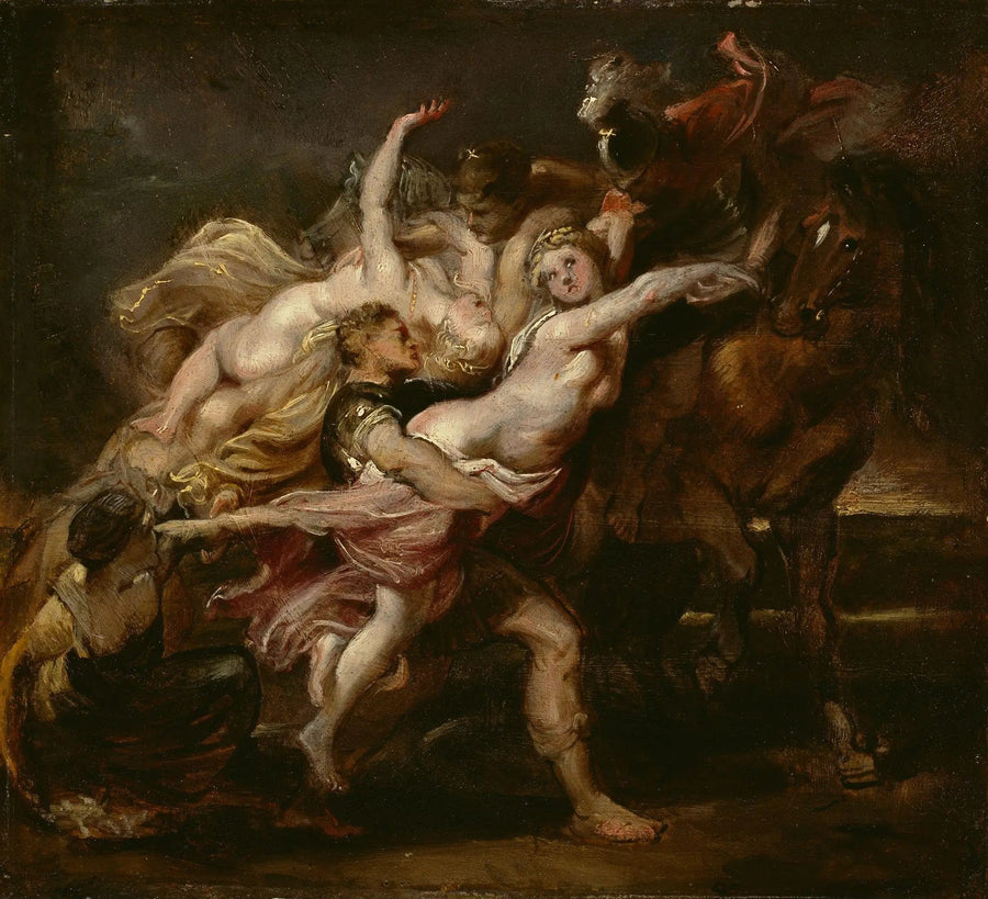 A violação das meninas de Levkippos - Peter Paul Rubens