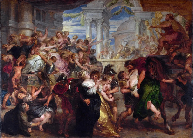 A Violação das Sabinas - Peter Paul Rubens
