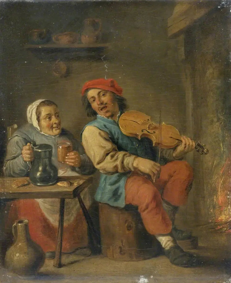 O violinista - David Teniers, o Jovem