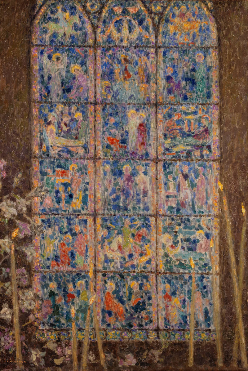 Vitral, Chartres - Henri Le Sidaner