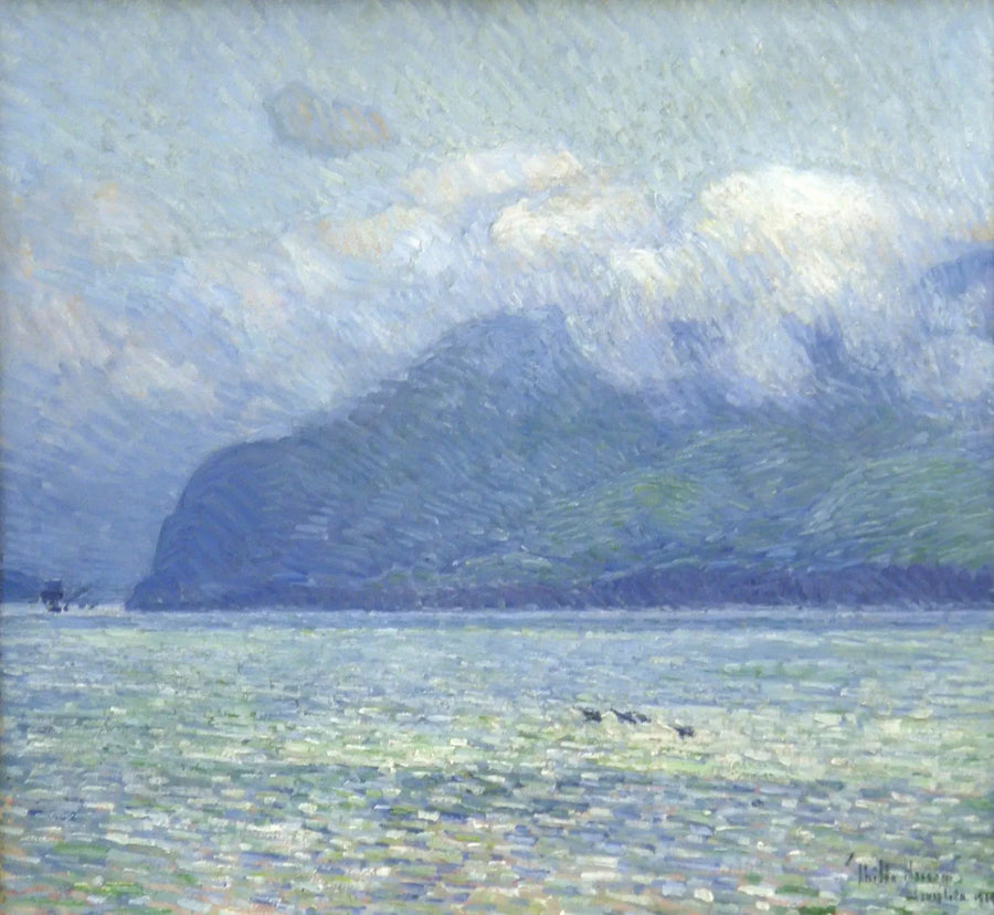 O Véu de Prata e a Porta Dourada - Childe Hassam