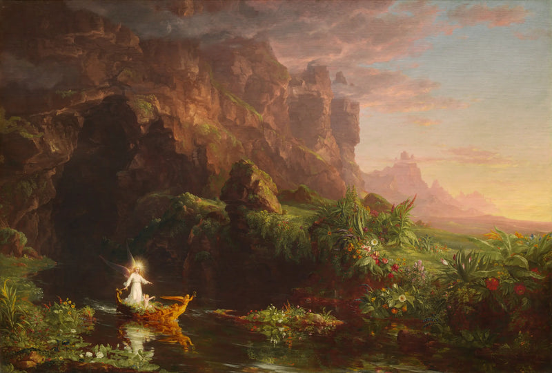 A Viagem da Vida: infância - Thomas Cole