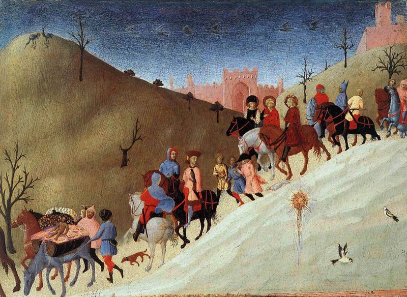 A Viagem dos Reis Magos - Stefano di Giovanni (Sassetta)