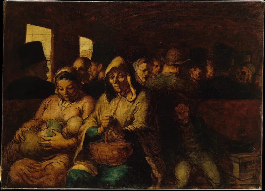 O Vagão de terceira classe - Honoré Daumier