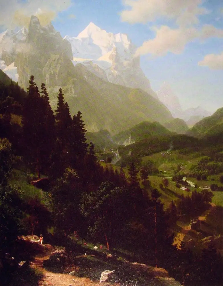 O Wetterhorn - Albert Bierstadt