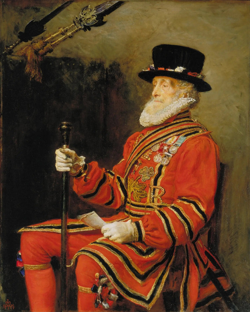 O Yeoman da Guarda - John Everett Millais