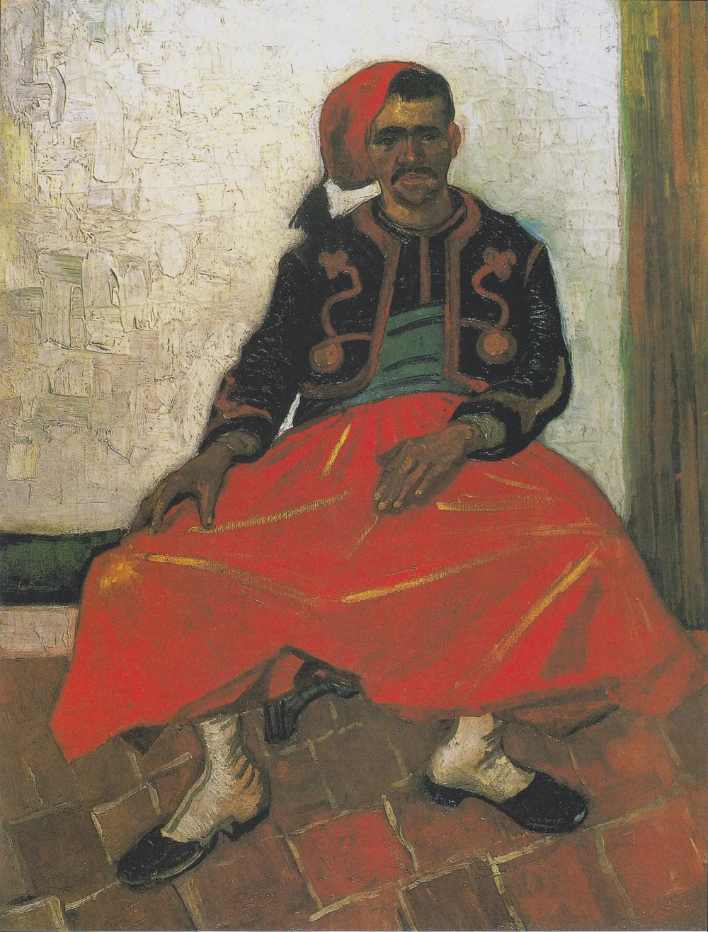 Le zouave assis - Vincent van Gogh image 1 tableau peint à l’huile sur toile