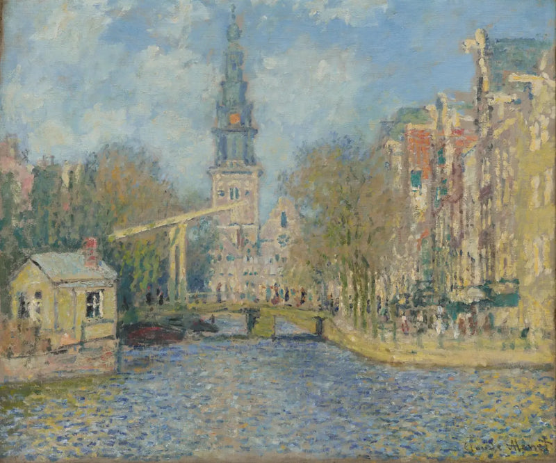A Zuiderkerk, Amsterdã - Claude Monet