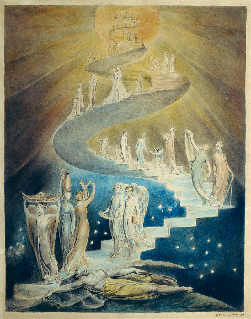 A escada de Jacó - William Blake