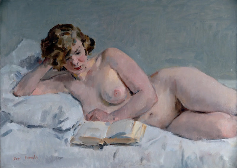 leitura prolongada nua - Isaac Israëls