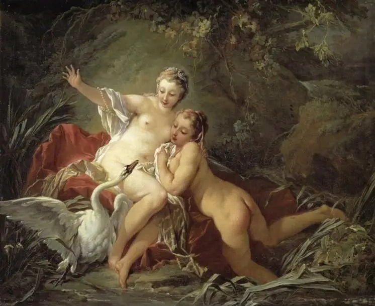 Léda e o Cisne - François Boucher