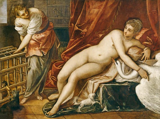 Léda e o Cisne - Jacopo Tintoretto