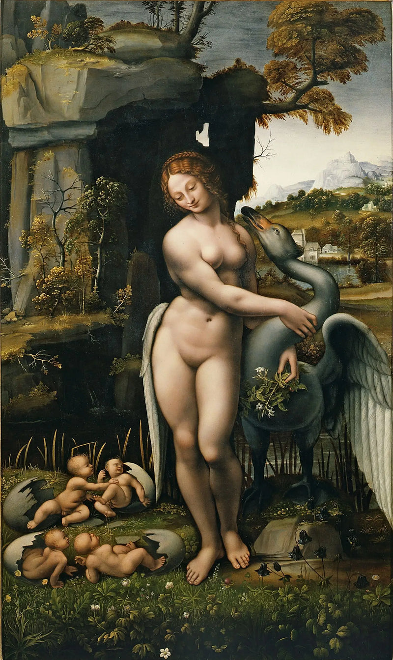 Leda e o Cisne - Leonardo da Vinci