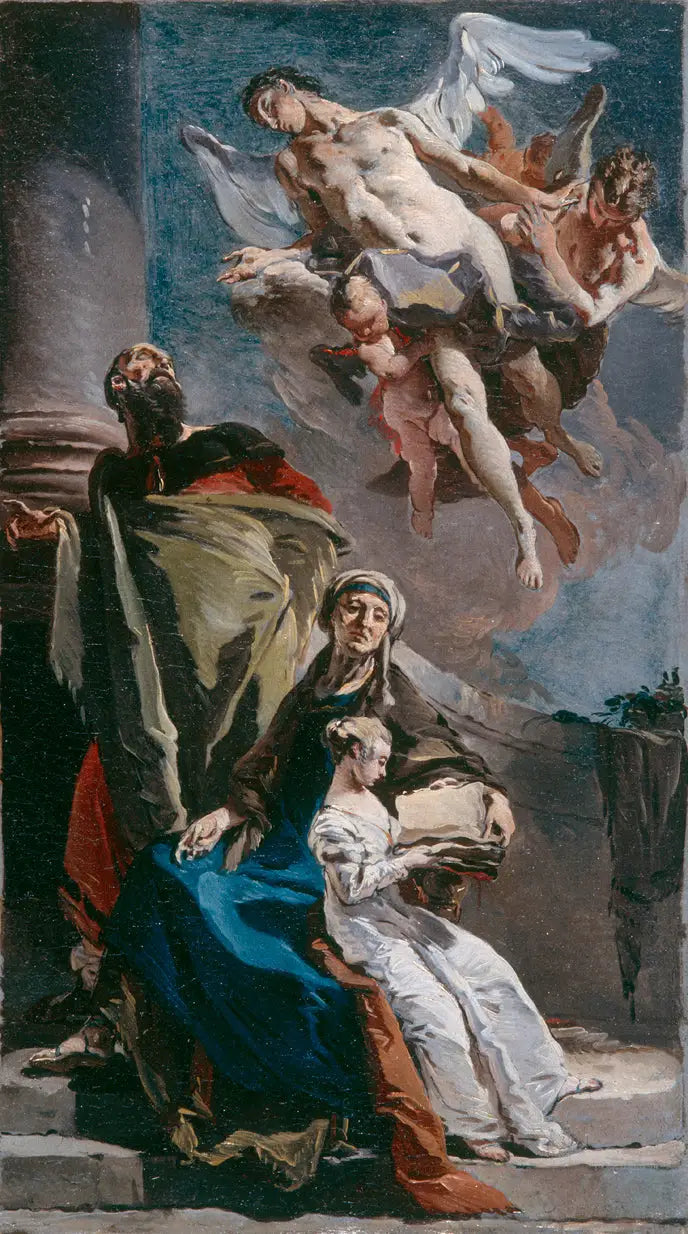 A educação da Virgem - Giovanni Battista Tiepolo