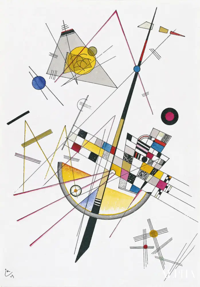 Légère Tension - Vassily Kandinsky - Reproductions de tableaux et peintures haut de gamme